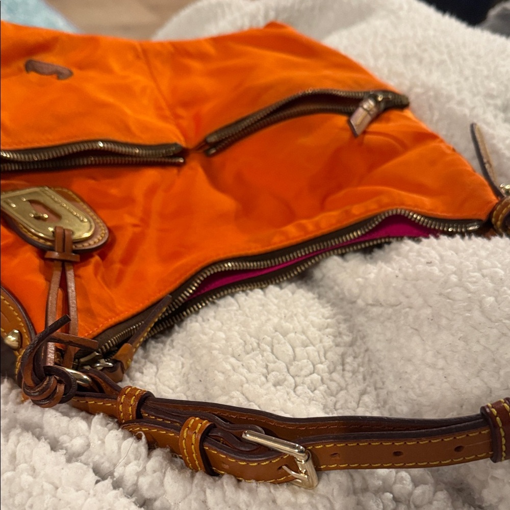 Dooney & Bourke Orange Shoulder Bag - Picture 10 of 12